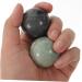 Wofashpuret Hand 2 Sets Black Marbles Gemstones - Tinkering & Massage Devices for Adults | Metal Baoding Balls - Buy Online on GoSupps.com
