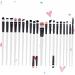 OHPHCALL 20pcs Portable Eye Makeup Eyeliner Eyeshadow Brush Kit Makeup Accessories Kit Para Pesta as - Buy Online on GoSupps.com