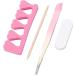 Straight Nail Tweezers Effective Grinding Bar Manicure Pliers Clippers with Finger Separator for Professional Household - Buy Online on GoSupps.com