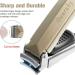 Premium Donruby Nail Clipper Set - 15mm Wide Easy Press Lever, Curved Blade, Nail File - Ideal for Men, Women, Seniors - Nickel Color - Buy Online on GoSupps.com