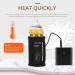 Onever Portable Travel Bottle Warmer - USB Car Baby Bottle Warmer for Breastmilk - Constant Temperature Feeding - Black - Buy Online on GoSupps.com