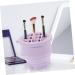 KOMBIUDA Makeup Brush Cleaning Bowl Retractable Silicone Scrub Cup Drying Rack Purple Multifunction Cleaner Silica Gel Makeup Brush Cleaner 9.2X9.2X8.6CM Purple - Buy Online on GoSupps.com