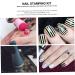FRCOLOR 4 Fully Transparent Handle with Lid Silicone Seal Nails Kits Nail Art Stamper Manicure Rubber Stamp Decked Accessories Manicure Stamper Nail Kits Peg Board Plastic Child With Cover 6X3cm Transparent Color - Buy Online on GoSupps.com