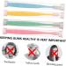 4-Piece Wangan Hair Toothbrush Set - Children's Oral Hygiene & Gum Care | Deep Cleaning Toothbrushes - Buy Online on GoSupps.com
