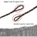 Flemish D97 Bowstring Replacement for Longbow & Recurve Bow - 14-16 Strands - 56-68 inches - AMO 58 - Khaki/Black - Buy Online on GoSupps.com