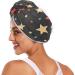 Stars Hair Towel 2 Pack | Super Absorbent Quick Drying Turbans for Women & Girls | Hair Drying Towel with Button Twisty Wrap - Buy Online on GoSupps.com