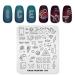 KADS Nail Art Stamping plate Nail Template Nail Art Design Tool Nail DIY Design Image Plate (FA055)