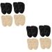 Mobestech 8 Pairs Sponge Forefoot Pad Shoe Insoles Foot Pads Shoe Inserts Gel Arch Support Pad High Heel Liners High Heel Cushion Half Sole Mat Invisible Floor Mat Half Size Pad 4d