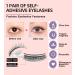 2023 Reusable Self-Adhesive Eyelashes - No Glue Needed Easy Application Natural Look Waterproof False Lashes with Curler & Brush - 2 Pairs - Buy Online on GoSupps.com