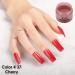 Dip Powder Color No.37 Cherry Red Color System Nail Gel Effect 1 oz - Buy Online on GoSupps.com