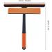 Squeegee Window Cleaner - Glass Washer Screen Wiper | Window Cleaning Wiper with Three Brush Heads | 360-Degree Rotating Stain Removal Tool for Tiles Shower Door Glass Door Window Cars - Buy Online on GoSupps.com