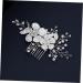 Didiseaon 1pc Comb Bridal Hairband Crystal Hair Decor Bridal Hair Clip Pearl Hair Barrettes Rhinestone Barrettes Beautiful Hairband Wedding Hair Clip Bride Decorate Manual Alloy - Buy Online on GoSupps.com