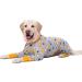 Bt B r Big Dog Clothing - Elastic Pet Onesie for Joint Protection Anti-Hair & Licking | Wound Protection Pajamas for Medium & Large Dogs (XXXL Gray Giraffe) - Buy Online on GoSupps.com