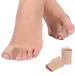 Toe Separator 2Pairs Toe Bunion Straightener Corrector Pads Soft Pain Relief Toe Stretchers Support Toe Straightener Protector Sleeve Tube with Big Toe Gel Spacers for Overlapping Toes Men and Women