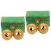 Gleavi 4 pieces massage globe meditation massage handball massage balls for hand exercises hand massage ball rolling handball massage devices baoding balls foot fitness cloisonn -made scrollrad
