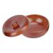 Premium Wooden Shaving Bowl with Lid - Ideal for Men's Shaving Foam & Soap | International Shipping Available - Buy Online on GoSupps.com