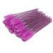 Disposable Eyelash Brush Mascara Eyelash Brush Disposable Makeup Brush Nylon Head Solid Portable Eyelash Curler Makeup Brush Convenient To Use (Purple)