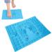 Foot Enclosure Mat with Rubber Spikes & Magnet - Stimulates Blood Circulation Portable TPE Mat for Home & Office (Blue) - International Shipping - Buy Online on GoSupps.com