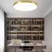 Mengjay 40W Dimmable LED Ceiling Lamp - Ultra Thin Round Panel Light for Living Room Kitchen Kids Room Bathroom & Balcony | 3000K-6000K Gold Finish - Buy Online on GoSupps.com