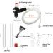 Fish Tank Gravel Cleaner Kit for Water Changing and Filter Cleaning - Long Nozzle with Air-Pressing Button, Adjustable Flow Controller - BPA Free - Buy Online on GoSupps.com
