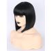 Topcosplay Women s Short Bob Wig - Black Straight Synthetic Wigs with Bangs for Cosplay Daily Wear Carnival & Mardi Gras - Buy Online on GoSupps.com
