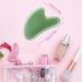 Natural Heart-Shaped Gua Sha Stone - 100% Jade Massage Tool for Face Neck & Skin Care | Relaxing Beauty Essential (Green) - Buy Online on GoSupps.com