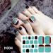 22 tips/sheet Beauty & Health Self-adhesive Nail Art Waterproof Manicure Decals Toe Nail Stickers Nail Decorations Nail Stripe(H004) - Buy Online on GoSupps.com