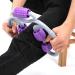 Muscle Massage Roller - Manual Fascia Roller for Neck Shoulders Thighs & Legs | Leg Massage Device in Purple - Buy Online on GoSupps.com
