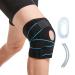 Knee Brace (BLUE) with Side Stabilizers & Patella Gel Pads for Women and Men Knee Support Knee Pain Sports Workout Arthritis ACL Joint Pain Relief