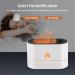 McBazel 200ml Aroma Diffuser with Flames Effect | 3-in-1 Humidifier & Essential Oil Diffuser | Waterless Auto Shut-Off - White - Buy Online on GoSupps.com