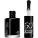Rimmel Queen Of Tarts 60 Seconds Super Shine Nail Polish Black 8 ml black out 8 ml (Pack of 1) - Buy Online on GoSupps.com