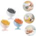 Skisuno 3-in-1 Silicone Shampoo Brush - Salon Quality Haircare & Scalp Massage Brush for Effortless Hair Washing - Buy Online on GoSupps.com