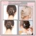 4 Pcs Vintage U-Shaped Hair Pins Set for Women - Gold & Silver Metal Hair Sticks for Chignon Hairstyles - Buy Online on GoSupps.com