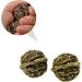 Beaupretty Copper Walnut Massage Balls for Feet - Sports Accessories & Home Decor - 3.5cm Golden Foot Ornaments - Buy Online on GoSupps.com