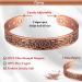Copper Magnetic Bracelet for Men | Ultra Strength 99% Pure Copper | Adjustable Cuff Bangle | Gift Box | Father's Day & Birthday | Viking Pattern - Buy Online on GoSupps.com