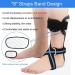 Adjustable Foot Drop Orthosis | Large Left Foot Support & Stabilizer | Sleep Ankle Support - Buy Online on GoSupps.com