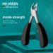 MR.GREEN Toenail Clipper Stainless Steel Ingrown Nail Cutter Good at Cutting Thick and Hard Nails Pedicure Tools (Black) - Buy Online on GoSupps.com
