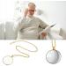 Necklace Magnifying Glass 5X Reading Magnifying Reader | Portable Magnifying Glass Stylish Magnifying Reader for Book Newspapers Reading Gold - Buy Online on GoSupps.com