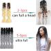 Shop Showjarlly Kanecalon Hair Braids - Ombre Jumbo 24 Extensions in Purple/Navy Blue/Light Violet (3 Pack) - International Shipping Available - Buy Online on GoSupps.com