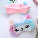 Plush Sleep Face Cover with Gradient Cartoon Design Fashionable Eye Shades for Travel and Home Use - Buy Online on GoSupps.com