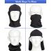 Balaclava Ski Mask 2 PCS Black - Windproof Sun UV Protection Full Head Cover for Outdoor Sports, Cycling - Men Women - Buy Online on GoSupps.com