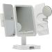 Foldable Portable LED Makeup Mirror | 2X 3X 10X Magnification, Extendable Arm - Buy Online on GoSupps.com