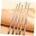 Outanaya 5pcs Eyebrow Makeup Pencils Eyebrow Pens Pencils with Ash Brown Eyebrow Pencil Hair Double Bun Paste - Buy Online on GoSupps.com
