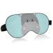 Cute Hippo Breathable Sleeping Eyes Mask Cool Feeling Eye Sleep Cover for Summer Rest Elastic Contoured Blindfold for Women & Men Travel