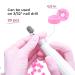 Pink Drill Nail Dust Collector with 20 Professional Bits - Nail Tech Supplies and Accessories for Electric Nail Filing and Dust Collection - Buy Online on GoSupps.com