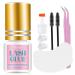 Lash Extension Glue Professional Lash Glue Extra Strong Fast Drying 8 Weeks Retention Black Adhesive for Semi Permanent Extensions Professional Use 5ml