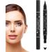 Stamp Eyeliner | Smudge Proof Ultra Thin Tip Waterproof Liquid Eyeliner - Double Headed Eye Cosmetics for Travel Dance Parties Black Eye Liner for for Beginners Pochy - Buy Online on GoSupps.com