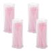 G2PLUS 400PCS Micro Applicators Brushes Crystal Pink Disposable Disposable Micro Applicators Eyelash Extension Swabs for Eyelashes Extensions Crafting
