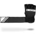 Sanabul Gel Quick Boxing Hand Wraps - Black/White S/M - Men & Women | Kickboxing Gloves - Buy Online on GoSupps.com