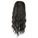 60cm Wavy Clip-in Hairpieces for Thin Hair - Brown/Black | International Shipping Available - Buy Online on GoSupps.com